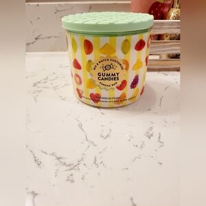Bath & Body Works Gummy Candies Candle - Green and Yellow
